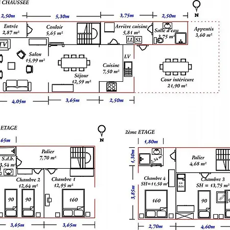 Appartement Gite Gites De France - La Bonne Fee Campoise *